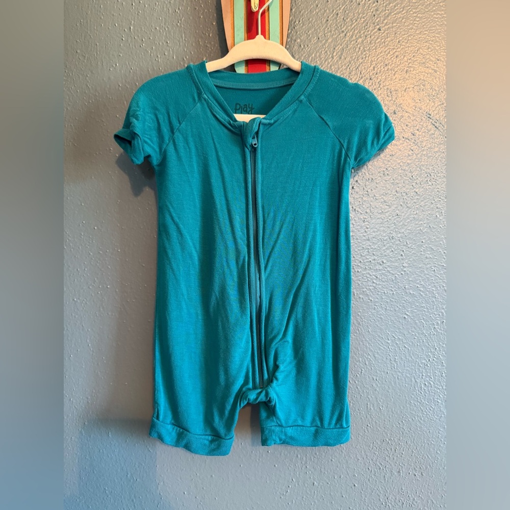 Turquoise Little Sleepies shorty